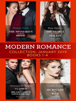 cover image of Modern Romance January Books 1-4